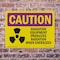 Signmission Radiation & Laser Sign, 7 in H x 10 in W, Plastic, Rectangle OS-2PACK-CR-P-710-L-10202 - alternate 5